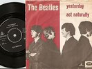THE BEATLES YESTERDAY & ACT NATUALLY DANISH 45+PS 1965 LENNON McCARTNEY ODEON