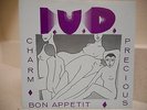 Vintage I.U.D. original 1981 blue vinyl record post punk rock social distortion