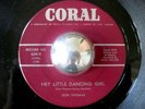 DON THOMAS rare Hey Little Dancing Girl rockabilly CDN Coral NM 45 LISTEN