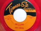 CUPIDS 45 Pretty-Baby / Let's Rock DOO WOP Original Press RED WAX Rare w1958