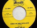 CHARLIE & RAY 45 Guess i'm thru with love / Oh gee-oo-wee HERALD R&B bb2749