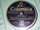 LEN FILLIS AL BOWLLY SID BRIGHT Anita Waltz 78 COLUMBIA 5698