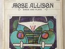 MOSE ALLISON SINGS AND PLAYS LP UK 1ST PRESS  A1/B1 JAZZ BLUES AUTOGRAPH SX6058
