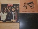 3 AC/DC Record Albums Back in Black Highway to Hell For Those About to Rock Lot