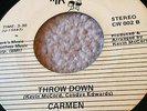 CARMEN RARE MODERN SOUL FUNK DISCO BOOGIE PRESENTS RECORDS CW-002  THROW DOWN