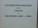 TLC 3LP Augmented History Violin ; G.Taschner, Thibaud, Hubay, Flesch, Hassid
