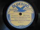 5 1920's BLUEBIRD 78 RECORDS -BENNIE MOTEN, SHEP FIELDS, AMBROSE & HIS ORCHESTRA
