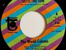northern soul THE WORLD COLUMN so is the sun ORIGINAL USA 45