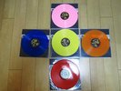 U2  RARE THE JOSHUA TREE COLOR VINYL 5 SET SWEDISH