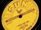 JOHNNY CASH 78 RPM Rockabilly  I Walk the Line / Get Rhythm SUN RECORDS 241