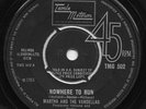 MARTHA AND THE VANDELLAS nowhere to run*motoring 1965 UK TAMLA MOTOWN 45