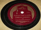 78rpm Opera - Victor 7720 - ENRICO CARUSO - Pagliacci - Electric Curtain Label