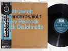 KEITH JARRETT/GARY PEACOCK/JACK DeJOHNETTE STANDARDS,VOL.1 ECM JAPAN OBI LP