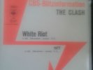THE CLASH -  GERMAN PROMO - WHITE RIOT