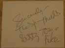 DUSTY SPRINGFIELD   THE SPRINGFIELDS AUTHENTIC FULLY HAND SIGNED AUTOGRAPH PAGE