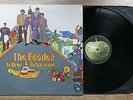 THE BEATLES Yellow Submarine EX-/EX UK 1st Stereo 1969 1/1 Red Lines Blank Flip