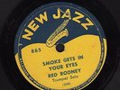 New Jazz 865 Red Rodney Smoke Gets In Your Eyes 78 rpm VG++ condition