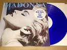 Madonna - True Blue Promo LP New Zealand Blue Wax Vinyl with Poster RARE Limited
