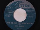 rare Soul R&B 45 RUTH CHRISTIE make the devil stop messin' TIDE Listen