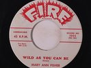 rare R&B 45 MARY ANN FISHER wild as you can be FIRE Hear
