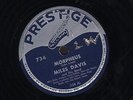 Prestige 734 Miles Davis Morpheus/Blue Room 78 rpm VG++ condition