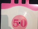 Less Than Jake Birthday Cake Shaped 7” Record On White and Pink Vinyl