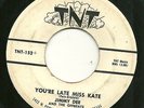 Rockabilly 45-Jimmy Dee/Offbeats-You're Late Miss Kate/Here I Come-TNT 152-VG+