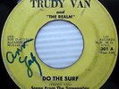 TRUDY VAN and THE REALM Surf is Up b/w Do The Surf AWESOME 1964 Garage 45 w3285