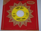 BOBBY LOUIS Adult Western / Love At First Sight PROMO 45 Capitol Rockabilly VG+