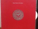 1st USA EG press KING CRIMSON DISCIPLINE LP ADRIAN BELEW embossed cover CLEAN M-