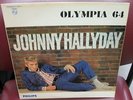 JOHNNY HALLYDAY  Olympia 64  PHILIPS B 77 987L  FRENCH PRESS  EX  LP