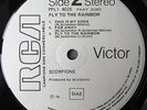 SCORPIONS Fly To The Rainbow ITALY original RCA WHITE LABEL PROMO  Heavy Metal.