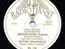SWEDEN - Rattviks Spelmanslag, Swedish folk fiddle on Radiotjanst - EX