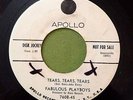 THE FABULOUS PLAYBOYS - Apollo 45 RPM Promo - 