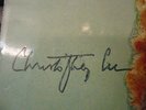 Christopher Lee *Autographed* James Bond 007 UK LP Man with the golden gun 1974