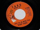 Bobby Dukes-Just To Be With You & Instrumental-1972 45 RPM SARU 1225-VG+
