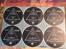 Pink Floyd Dark Side Of The Moon Rare USLP Labels Uncut Sheet