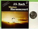 HARM-MUNDI * Cello Suites 1-6 * BACH * Harnoncourt * 3 lp Box * NM-