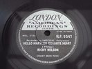 RICKY NELSON HELLO MARYLOU GOODBYE HEART RARE 78 RPM RECORD LONDON HLP.9347