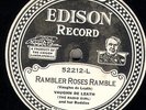 60.  Edison Electric Diamond Disc 52212 - Rambler Roses Ramble - Vaughn De Leath