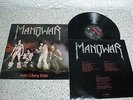 LP MANOWAR - INTO GLORY RIDE + OIS MUSIC FOR NATIONS ORIG PRESS MFN 6