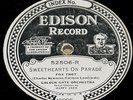 Late Edison Diamond Disc 52506 Sweethearts On Parade Golden Gate Orchestra V