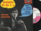ADRIANO CELENTANO raro disco EP 45 giri STAMPA FRANCESE Mondo in MI7a