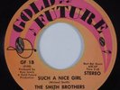 70s Soul 45 SMITH BROTHERS Such A Nice Girl GOLD FUTURE HEAR