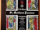 BACH ST. MATTHEW PASSION WILLEM MENGELBERG COLUMBIA SL 179 1ST PRESS EX/VG++