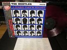BEATLES - A HARD DAY'S NIGHT EMI/ODEON EAS-70132 JAPAN RED WAX import OBI insert