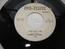 Lonnie Lester You Can't go Monster Original Monster Northern Soul