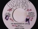 ROBERT EVANS: The Ingredients Of Love / Part 2 45 (wol) rare Soul