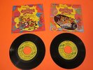 2 VTG 45 RECORDS 1969 THE BANANA SPLITS TV SHOW TRA LA LA SONG PICTURE SLEEVES