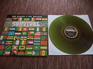 BOB MARLEY & THE WAILERS  GREEN VINYL SURVIVAL LP PETER TOSH